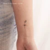 North Star And Moon Temporary Tattoo (Set Of 3)