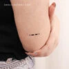 Morse Code P Temporary Tattoo (Set Of 3) -Da Vinci Shop 1705263905113