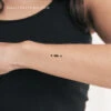 Morse Code R Temporary Tattoo (Set Of 3) -Da Vinci Shop 1705263955977