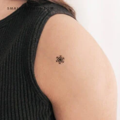 Small Snowflake Temporary Tattoo (Set Of 3) -Da Vinci Shop 1705940840140
