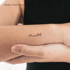 'Truth' Temporary Tattoo (Set Of 3)