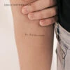 Small Be Here Now Temporary Tattoo (Set Of 3) -Da Vinci Shop 1705941227990