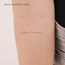 Why So Serious? Temporary Tattoo (Set Of 3)