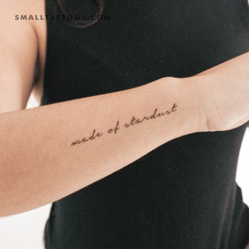 Made Of Stardust Temporary Tattoo (Set Of 3) 3 Made Of Stardust Temporary Tattoo (Set Of 3)