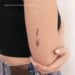 Lavender Temporary Tattoo By Zihee (Set Of 3)