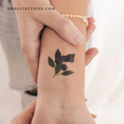 Blueberry Temporary Tattoo By Zihee (Set Of 3)