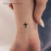 Tiny Cross Temporary Tattoo (Set Of 3) -Da Vinci Shop 1706549236697