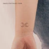 Two Moons Temporary Tattoo (Set Of 3) -Da Vinci Shop 1707148360515