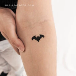 Bat Temporary Tattoo - Set Of 3