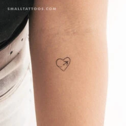 Love For Travel Temporary Tattoo (Set Of 3)