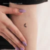 Moon Planetary Symbol Temporary Tattoo (Set Of 3) -Da Vinci Shop 170755264815