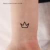 Small Crown Temporary Tattoo (Set Of 3) -Da Vinci Shop 1707553089244