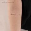 Forever Young Temporary Tattoo (Set Of 3) -Da Vinci Shop 17075533198