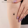 Small Spider Temporary Tattoo (Set Of 3)