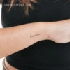 'Karma' Temporary Tattoo (Set Of 3)