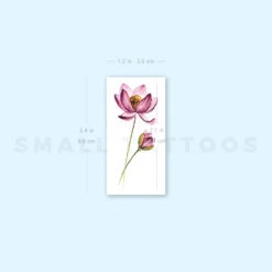 Lotus Flower Temporary Tattoo By Lena Fedchenko (Set Of 3) -Da Vinci Shop 1707847698 image1 st 750px