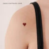 Hearts Suit Temporary Tattoo (Set Of 3) -Da Vinci Shop 1709053034246