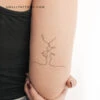 Harmlessberry's Fine Line Kiss Temporary Tattoo (Set Of 3) -Da Vinci Shop 1709053508227