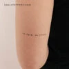 No Rain, No Flowers Temporary Tattoo (Set Of 3) 2 No Rain, No Flowers Temporary Tattoo (Set Of 3) -Da Vinci Shop 1709053859367