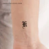 Gothic Style Uppercase K Letter Temporary Tattoo (Set Of 3) -Da Vinci Shop 1709054492898