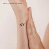 NY Temporary Tattoo (Set Of 3) -Da Vinci Shop 1709662109279