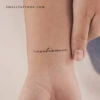 'Resiliencia' Temporary Tattoo (Set Of 3) -Da Vinci Shop 1709662428804
