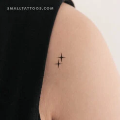 Bright Sparkles Temporary Tattoo (Set Of 3)