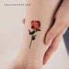 Orange Rose Temporary Tattoo By Zihee (Set Of 3) -Da Vinci Shop 1710437948695
