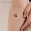 GRL PWR Temporary Tattoo (Set Of 3) -Da Vinci Shop 1710439032354