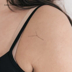 Small Cancer Constellation Temporary Tattoo (Set Of 3)