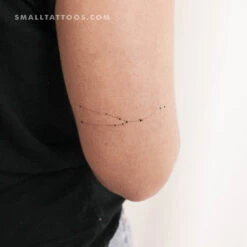 Dots Taurus Constellation Temporary Tattoo (Set Of 3)