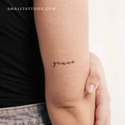 Grace Temporary Tattoo (Set Of 3)