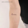 Do All Things With Love Temporary Tattoo - Set Of 3 -Da Vinci Shop 1710966125771