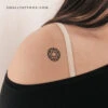 Sahasrara Chakra Temporary Tattoo - Set Of 3 -Da Vinci Shop 1710966654267