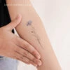 Cornflower By Ann Lilya Temporary Tattoo (Set Of 3) -Da Vinci Shop 1710967554443