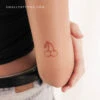 Red Cherry Couple Temporary Tattoo (Set Of 3) -Da Vinci Shop 1710967889831