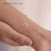 White Moon Temporary Tattoo (Set Of 3) -Da Vinci Shop 1711385229371