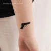 Rihanna Gun Temporary Tattoo (Set Of 3) -Da Vinci Shop 1711985732753
