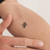 Tally Marks Temporary Tattoo (Set Of 3) -Da Vinci Shop 1711986371218