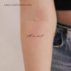 All Is Well Temporary Tattoo (Set Of 3) -Da Vinci Shop 1711986770908