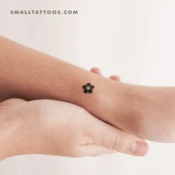 Minimalist Flower Temporary Tattoo - Set Of 3 -Da Vinci Shop 1711987185556