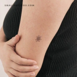 Edelweiss Outline Temporary Tattoo (Set Of 3) -Da Vinci Shop 1711987555803