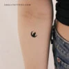 Wolf And Moon Temporary Tattoo (Set Of 3) -Da Vinci Shop 17126691701000