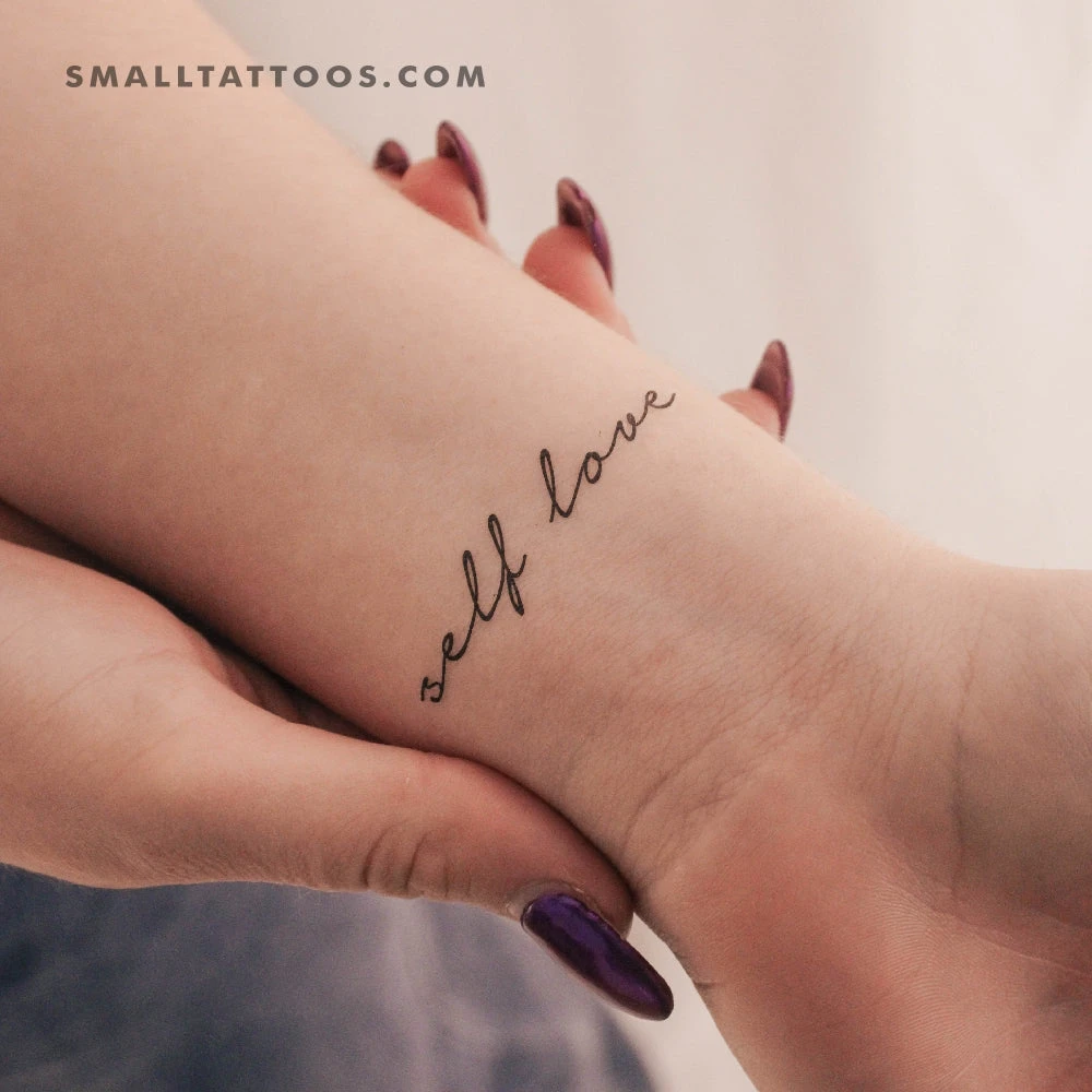 Self Love Temporary Tattoo (Set Of 3) 3 Self Love Temporary Tattoo (Set Of 3)