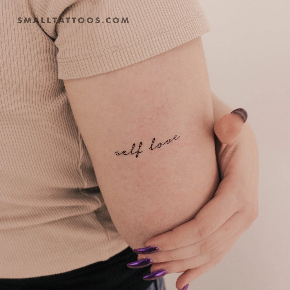 Self Love Temporary Tattoo (Set Of 3) 4 Self Love Temporary Tattoo (Set Of 3) - Image 2