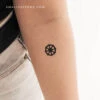 Dharma Chakra Temporary Tattoo - Set Of 3 -Da Vinci Shop 1714243572534