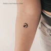 Moon Wolf Temporary Tattoo - Set Of 3 -Da Vinci Shop 1714243668804