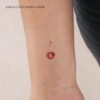 Watercolor Cherry Temporary Tattoo (Set Of 3) -Da Vinci Shop 1715860007989