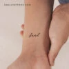 Feel Temporary Tattoo (Set Of 3) -Da Vinci Shop 1715860290216
