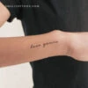 Love Yours Temporary Tattoo (Set Of 3) -Da Vinci Shop 171586036611